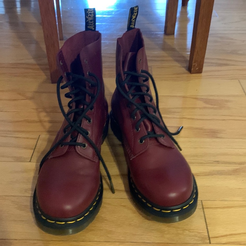 Doc martens, size 10, worn twice boots in excellent condition